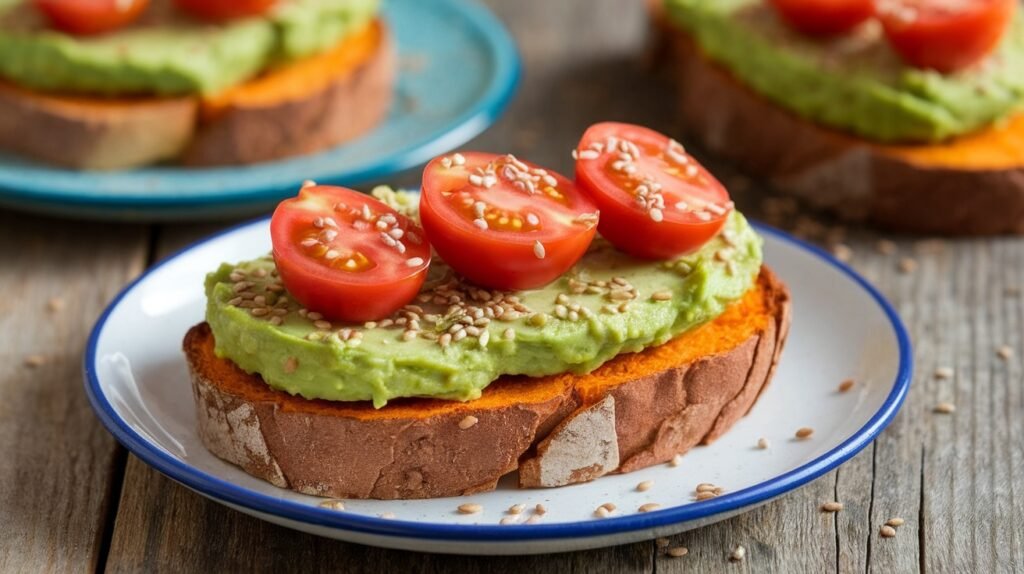 Sweet Potato Toast with Avocado