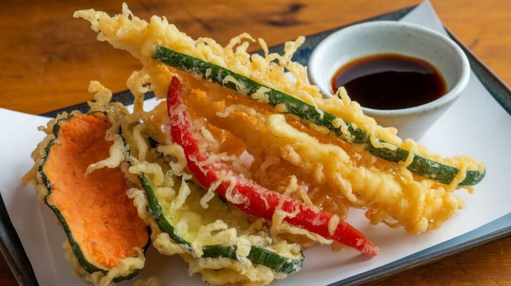 Air Fryer Veggie Tempura
