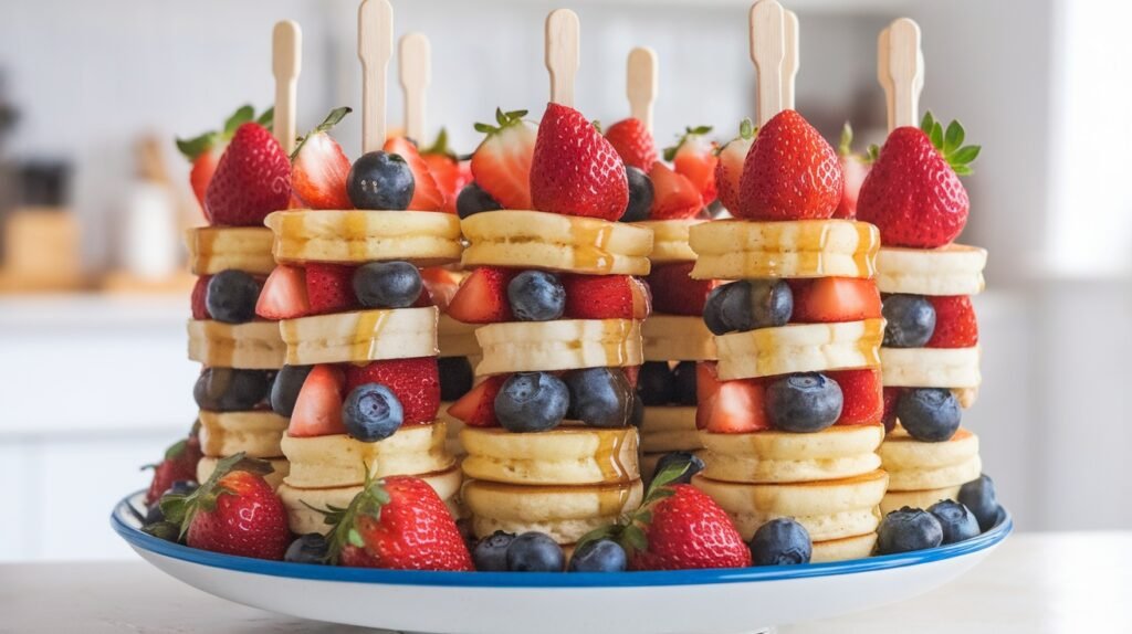 Mini Pancake Skewers