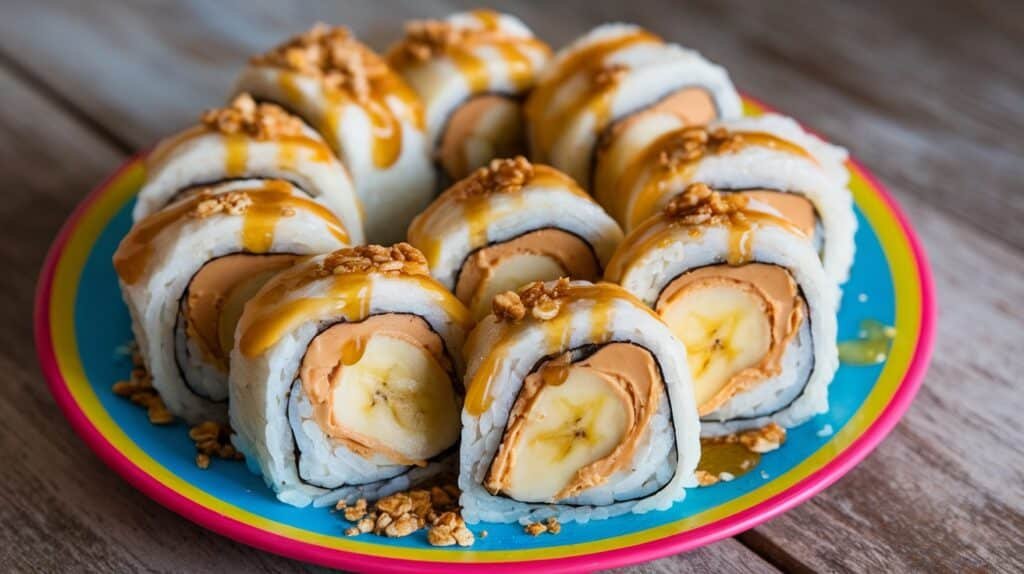 Peanut Butter Banana Sushi