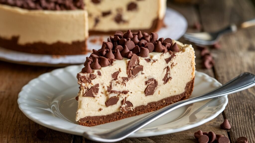 Chocolate Chip Cookie Cheesecake