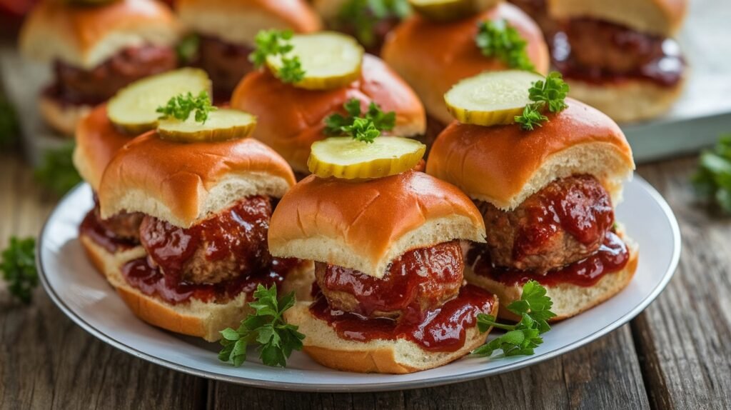 BBQ Meatball Sliders