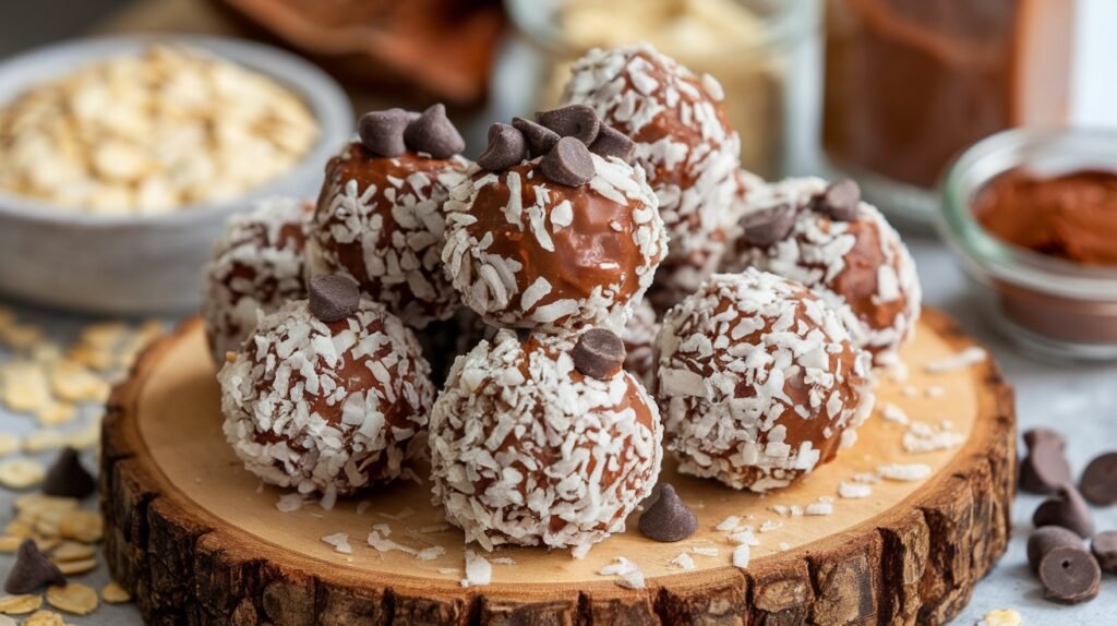Coconut Chocolate Energy Balls