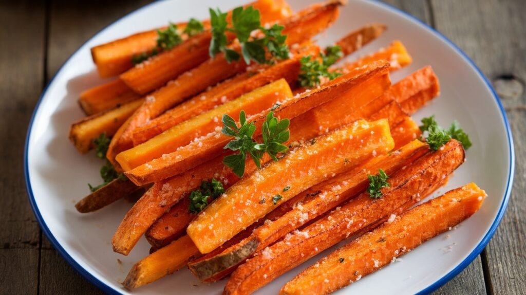Baked Parmesan Carrot Fries