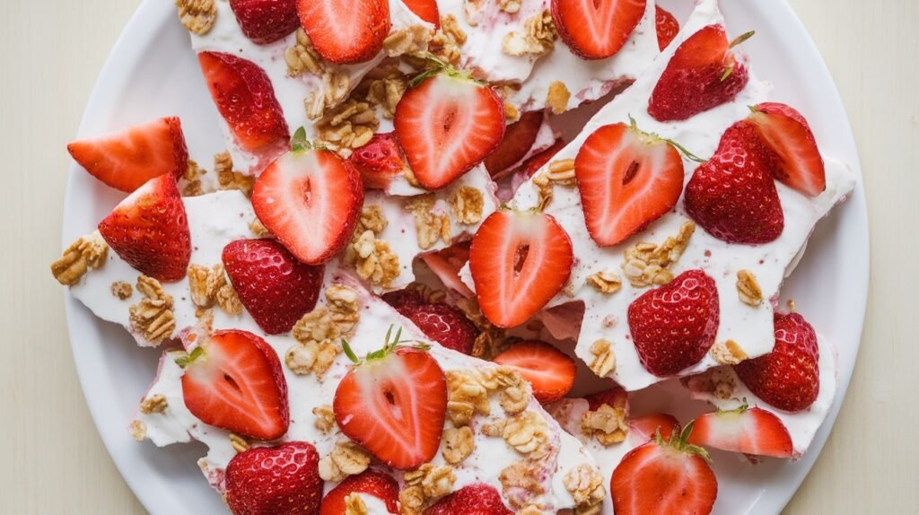 Strawberry Yogurt Bark