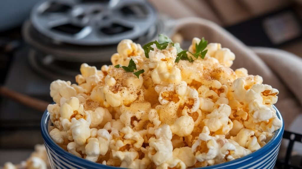 Garlic Parmesan Popcorn