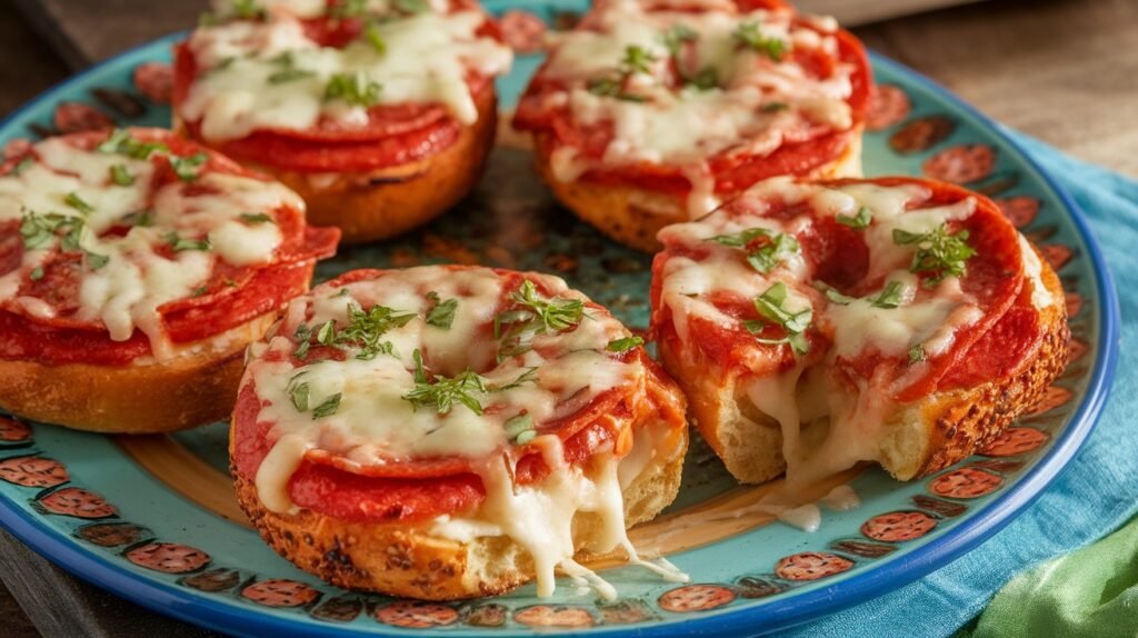 Mini Bagel Pizzas