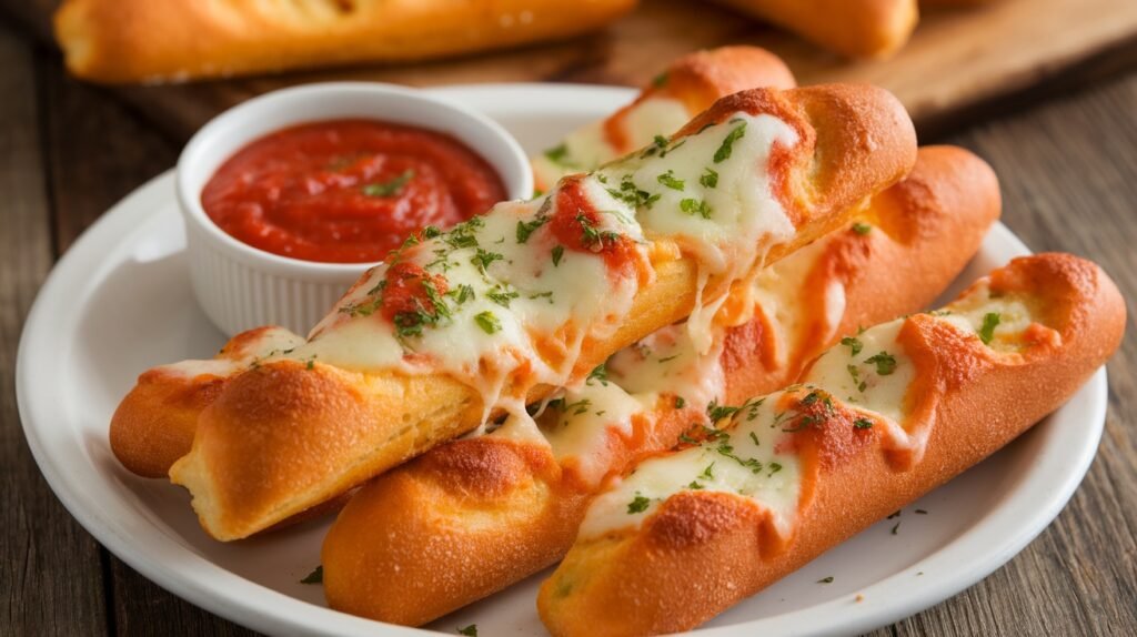 Cheesy Garlic Breadsticks