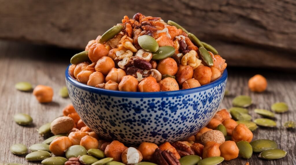BBQ Chickpea Snack Mix