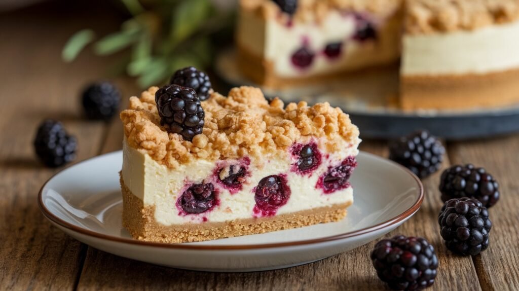 Blackberry Cheesecake Crumble