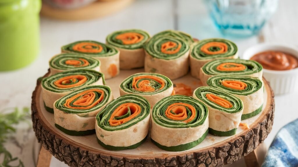 Spinach Pinwheel Sandwiches