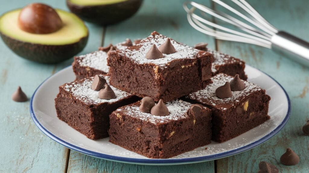 Fudgy Avocado Brownies