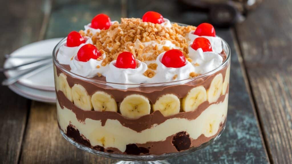 Banana Split Trifle