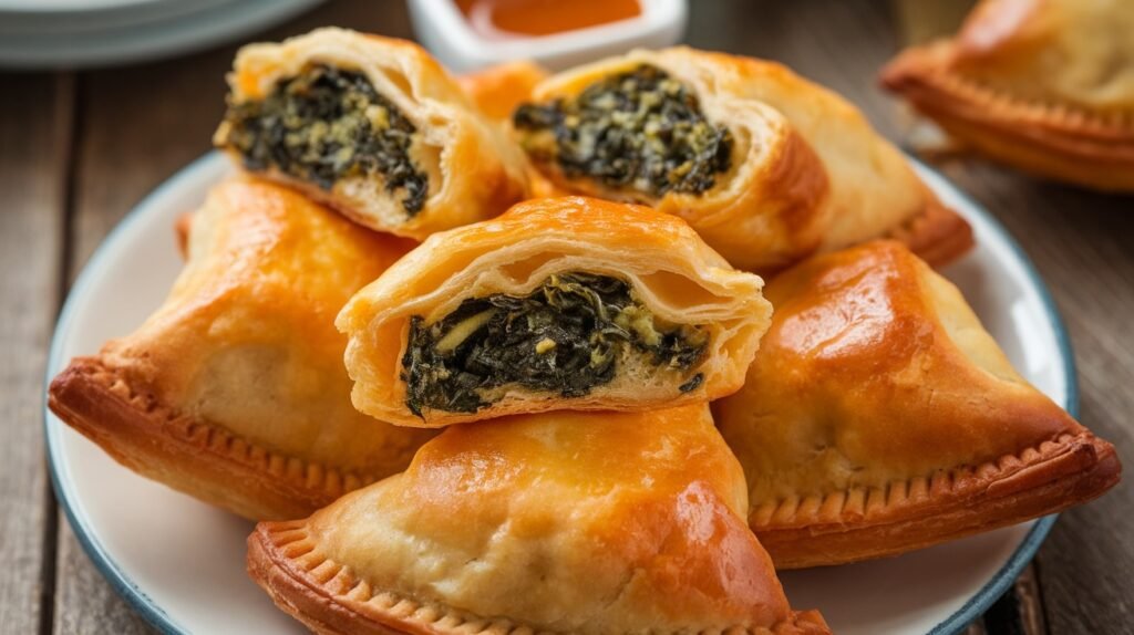 Mini Spinach and Cheese Turnovers