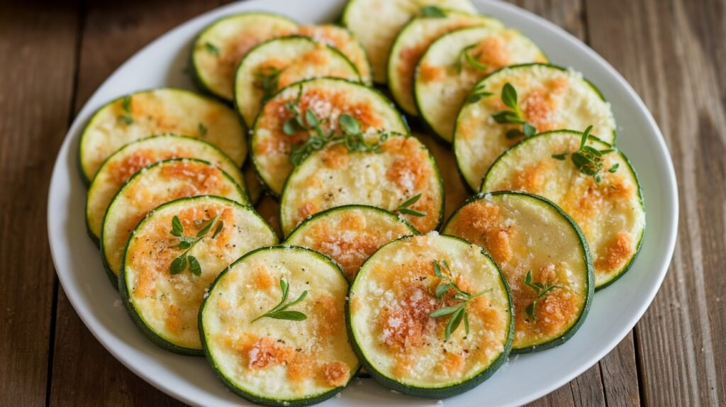 Parmesan Zucchini Coins