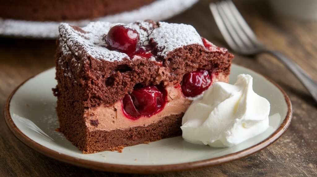 Chocolate Cherry Dump Cake