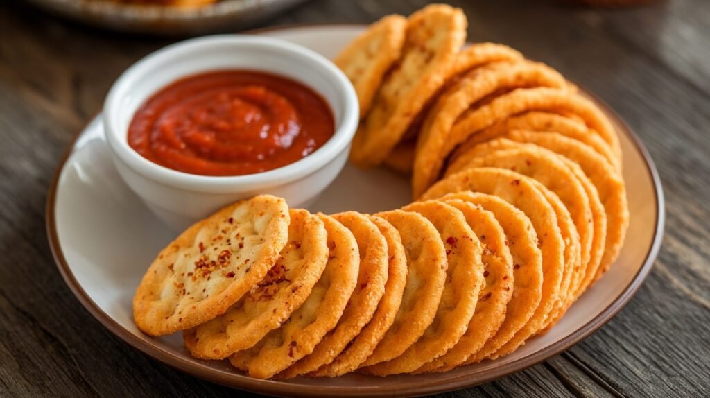 Spicy Parmesan Crackers