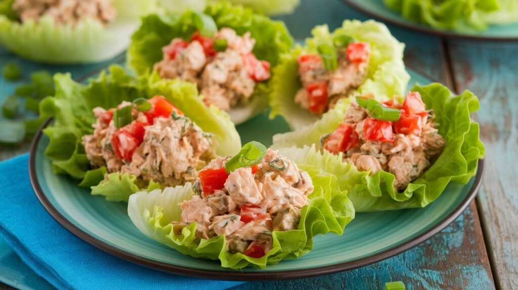 Tuna Salad Lettuce Cups