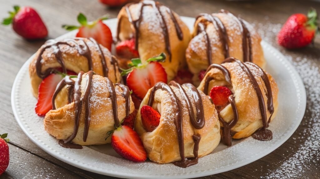 Strawberry Nutella Crescent Rolls
