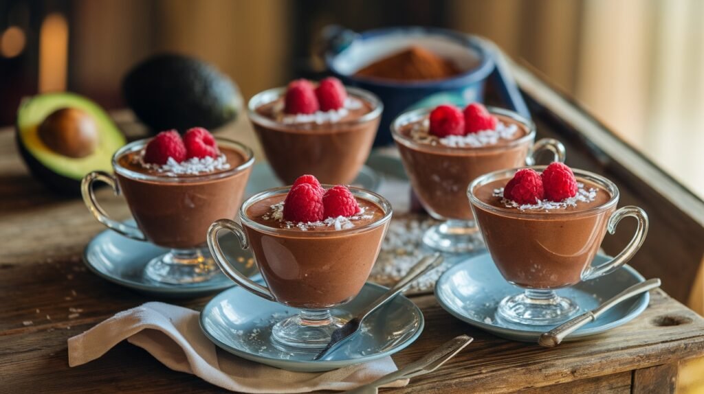 Chocolate Avocado Pudding Cups