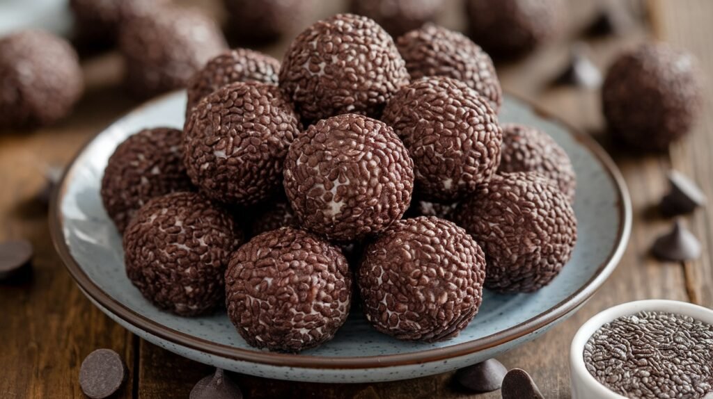 Chocolate Chia Seed Bites