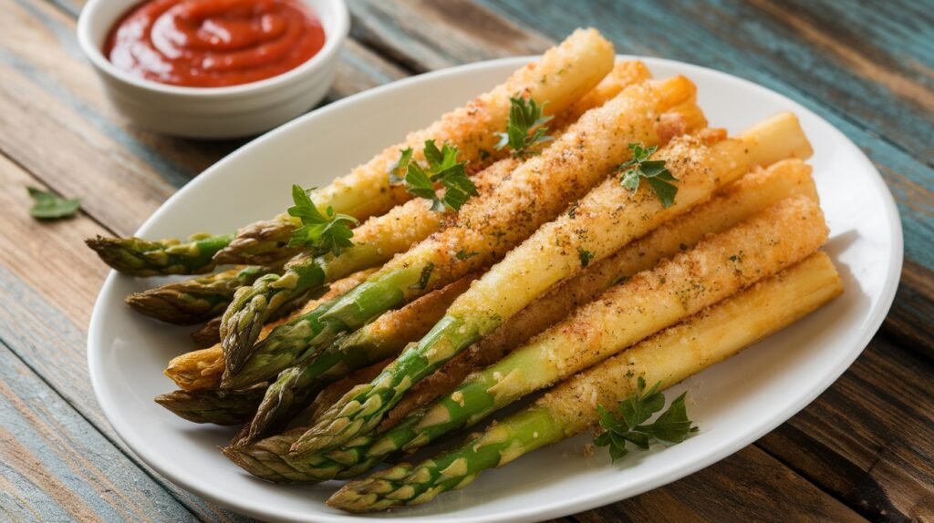 Parmesan Asparagus Fries
