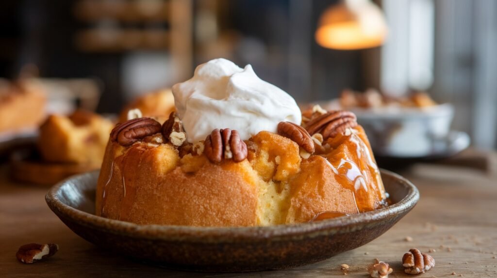 Maple Donut Bread Pudding