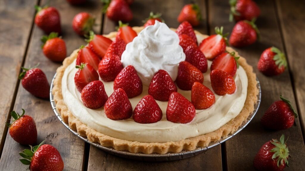 Strawberry Banana Cream Pie