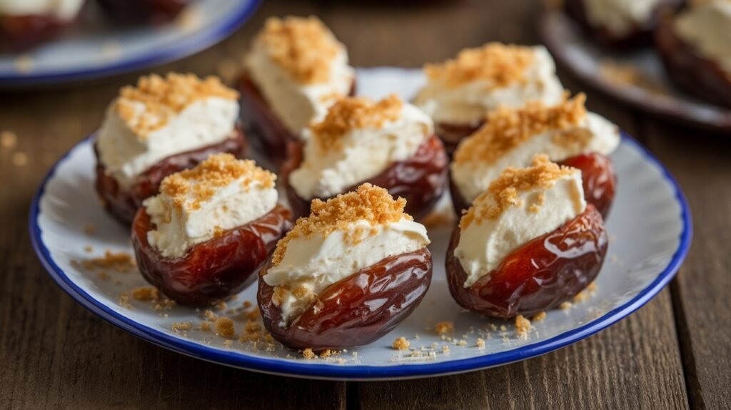 Cheesecake Stuffed Dates