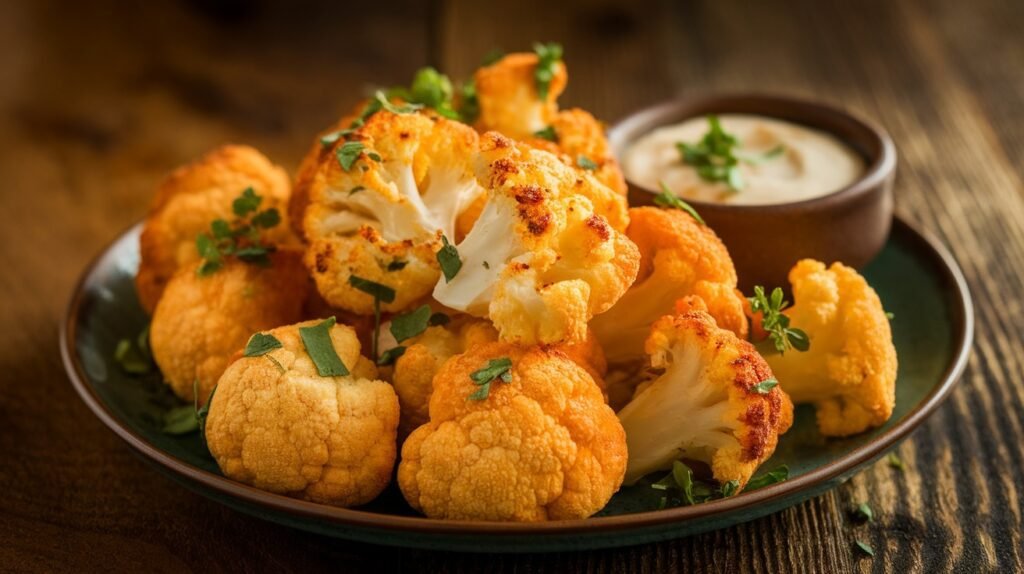 Cheddar Cauliflower Bites