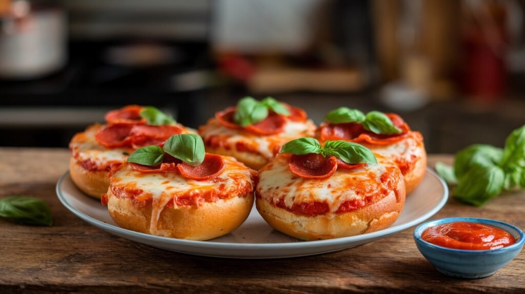 Homemade Pizza Bagels
