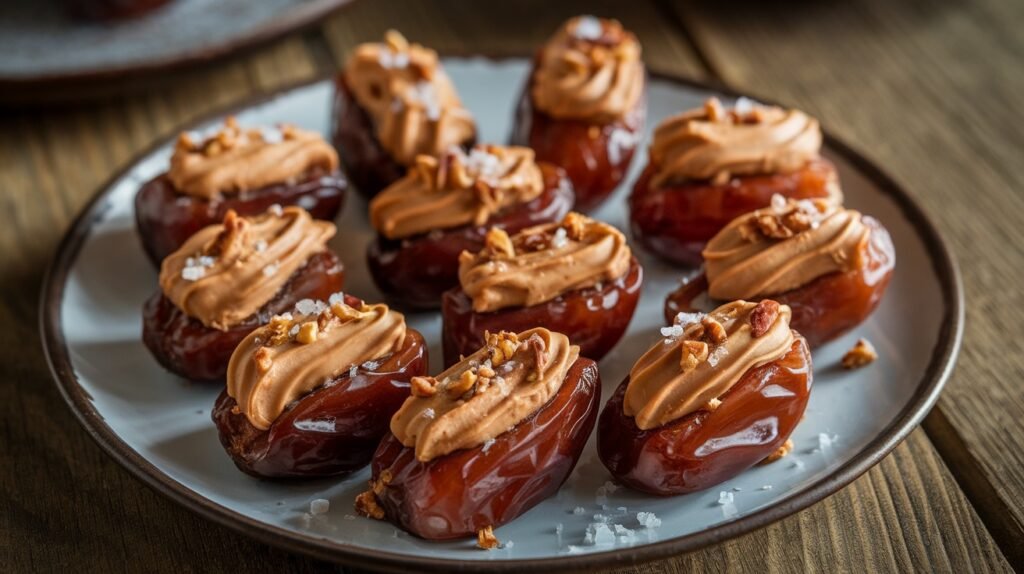 Peanut Butter Stuffed Dates