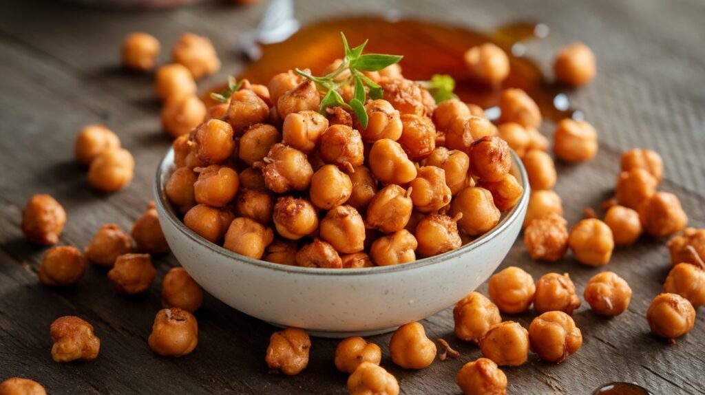 Maple Roasted Chickpeas