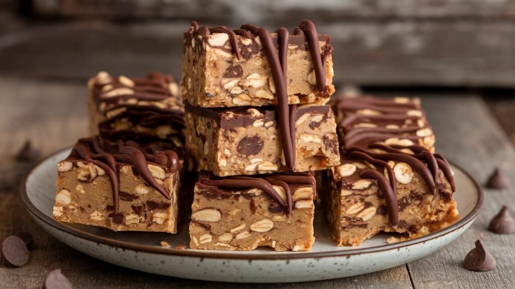 Oatmeal Chocolate Fudge Bars