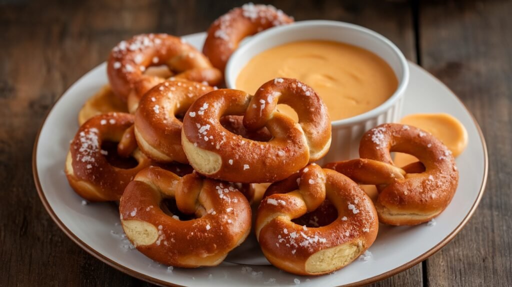Soft Pretzel Nuggets with Cheese