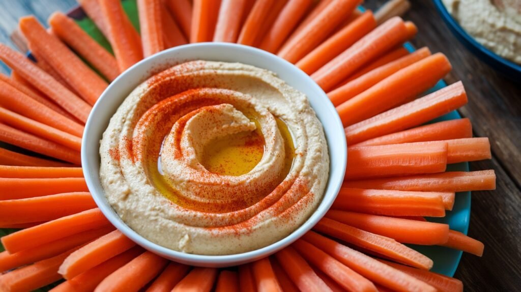 Carrot Hummus Dippers