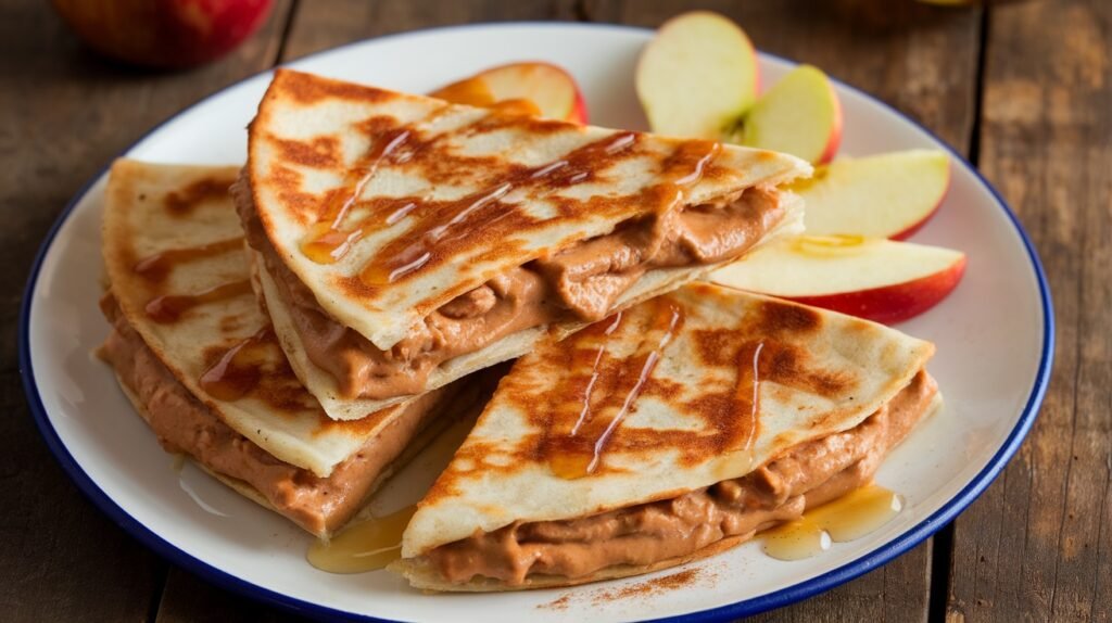 Peanut Butter Apple Quesadillas