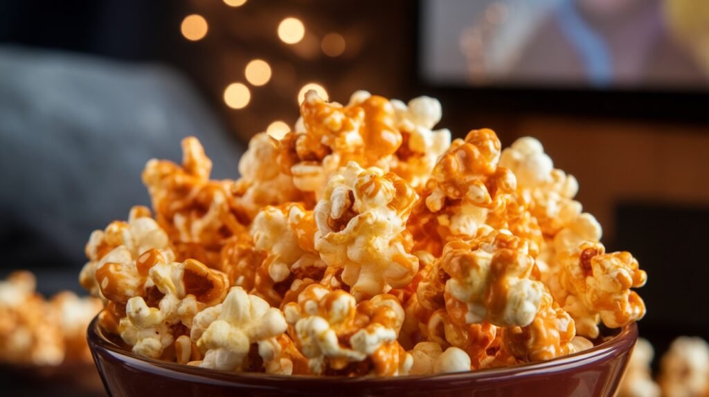 Caramel Popcorn Clusters