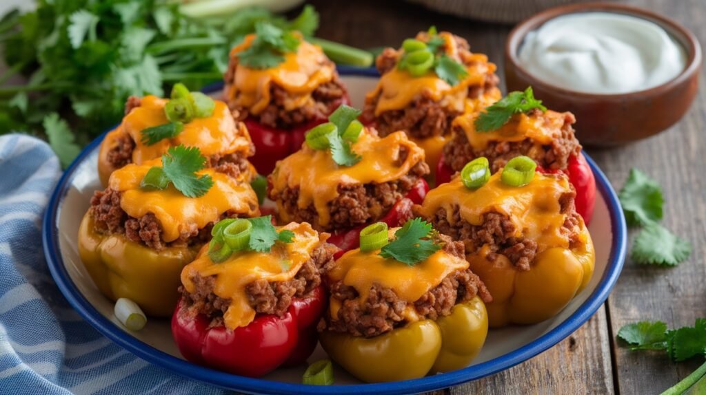 Taco Stuffed Mini Peppers