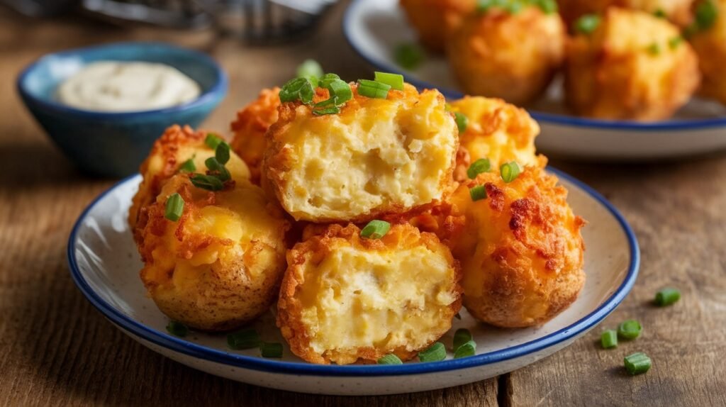 Cheesy Mashed Potato Bites