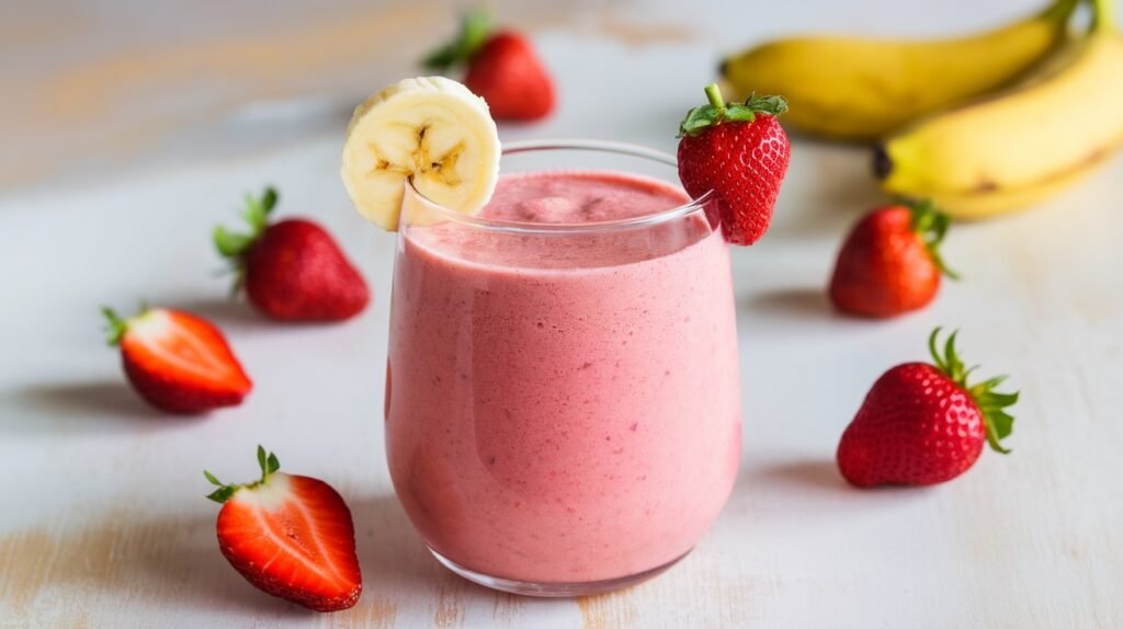 Strawberry Banana Bliss Smoothie