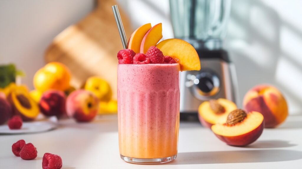 Raspberry Peach Sunrise