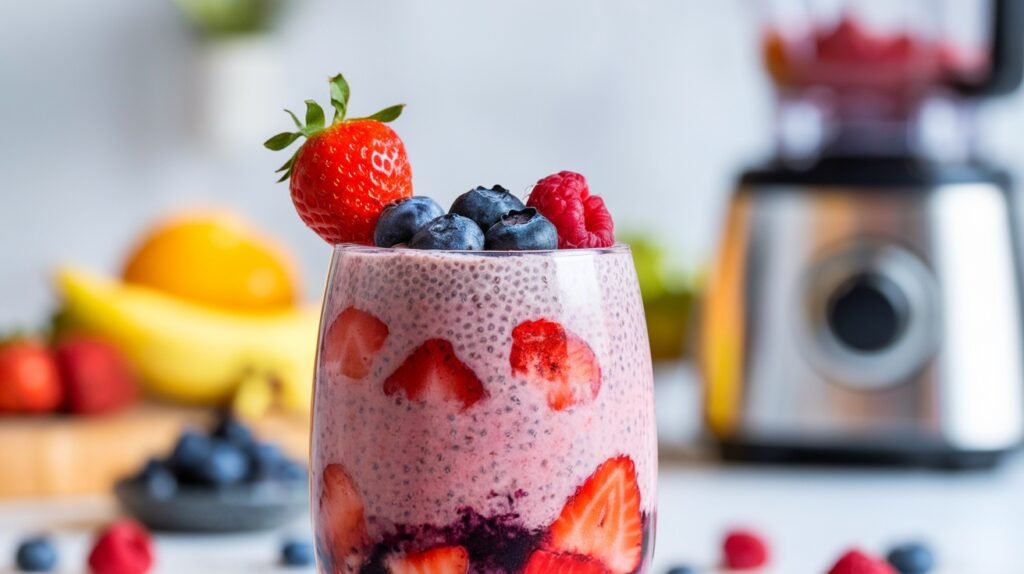 Mixed Berry Chia Smoothie