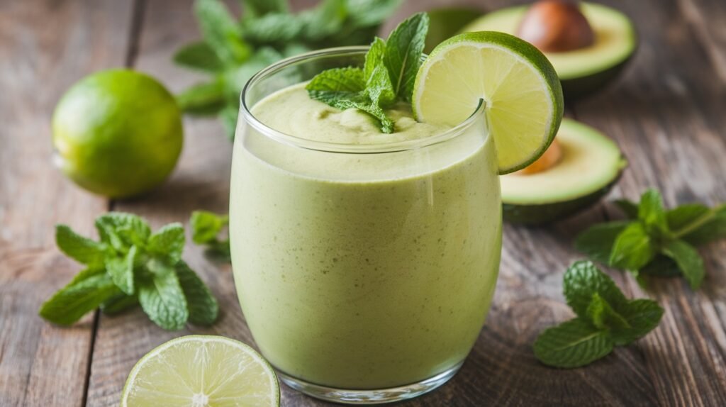 Minted Avocado Lime Smoothie