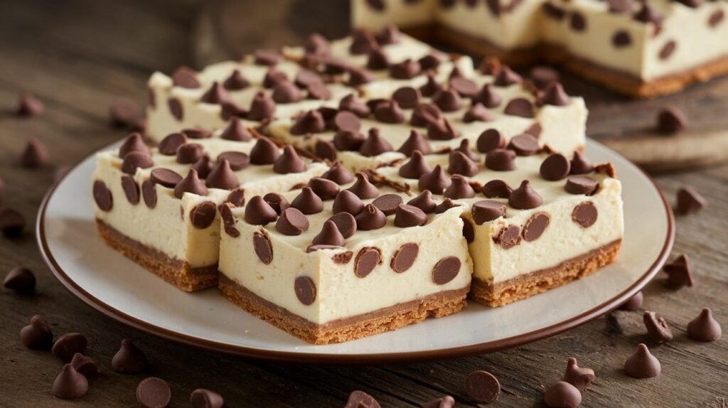 Chocolate Chip Cheesecake Bars