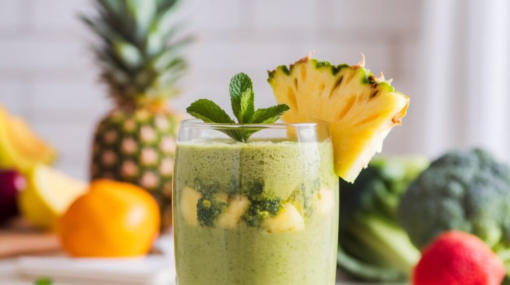Broccoli Pineapple Clean Blend