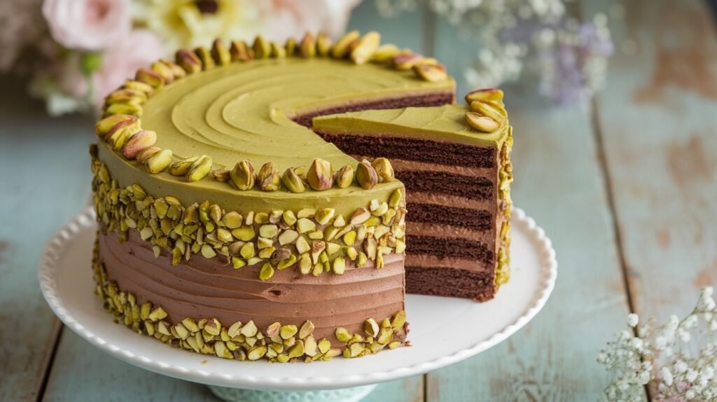 Chocolate Pistachio Cake