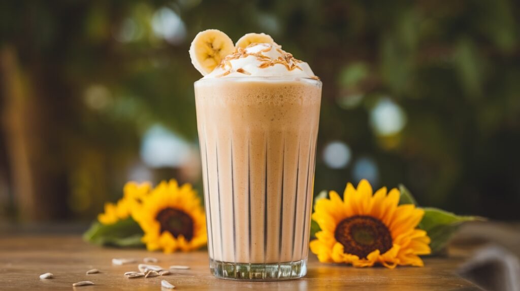 Sunflower Butter Banana Shake