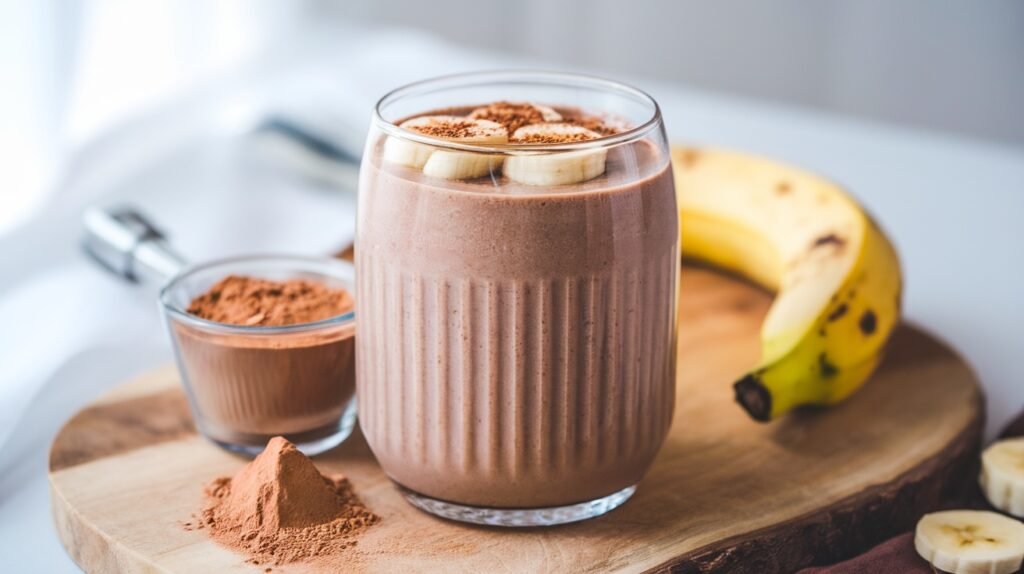 Plant-Based Chocolate Protein Smoothie