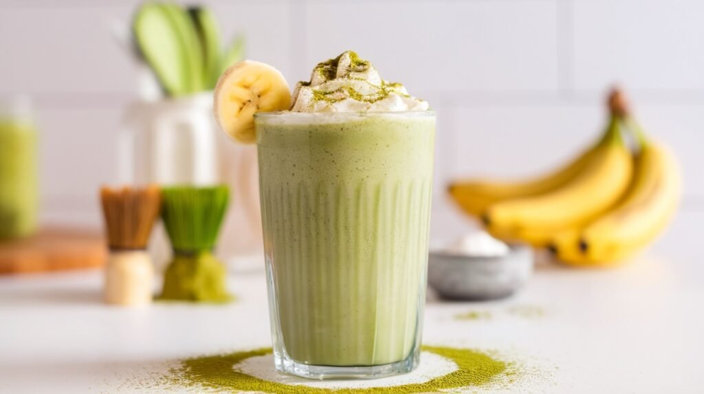 Vanilla Matcha Protein Shake